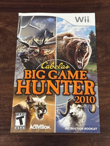 Cabelas big game hunter 2010 - game,