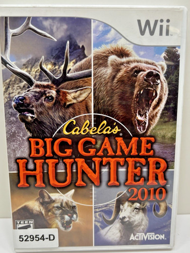 Cabelas big game - game, hunter